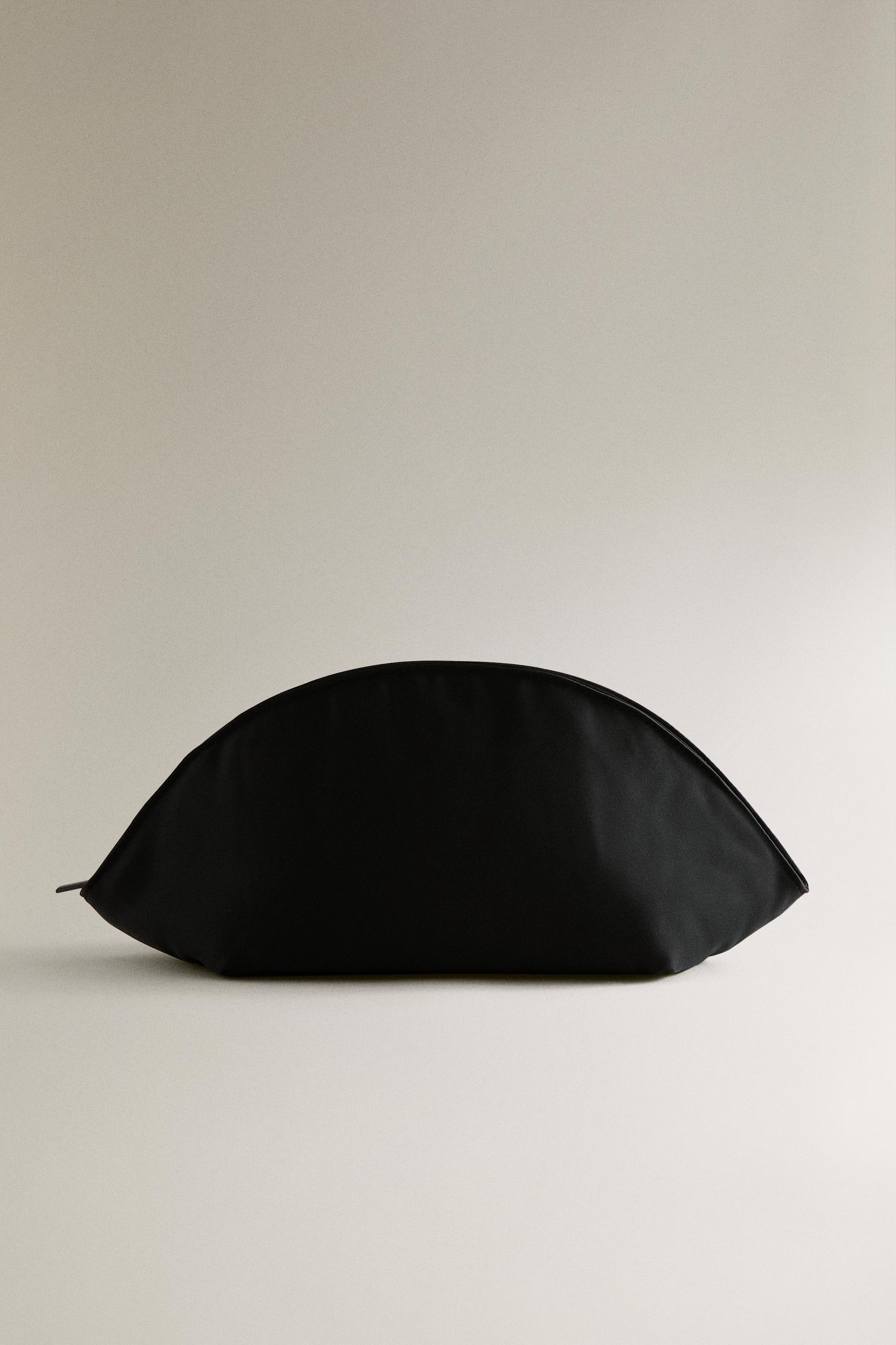 CRESCENT SATEEN MAKEUP BAG